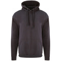 Solid Grey - Front - PRORTX Mens Hoodie