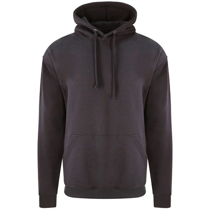 Solid Grey - Front - PRORTX Mens Hoodie