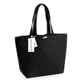 Black - Front - Westford Mill EarthAware Organic Cotton Tote Bag
