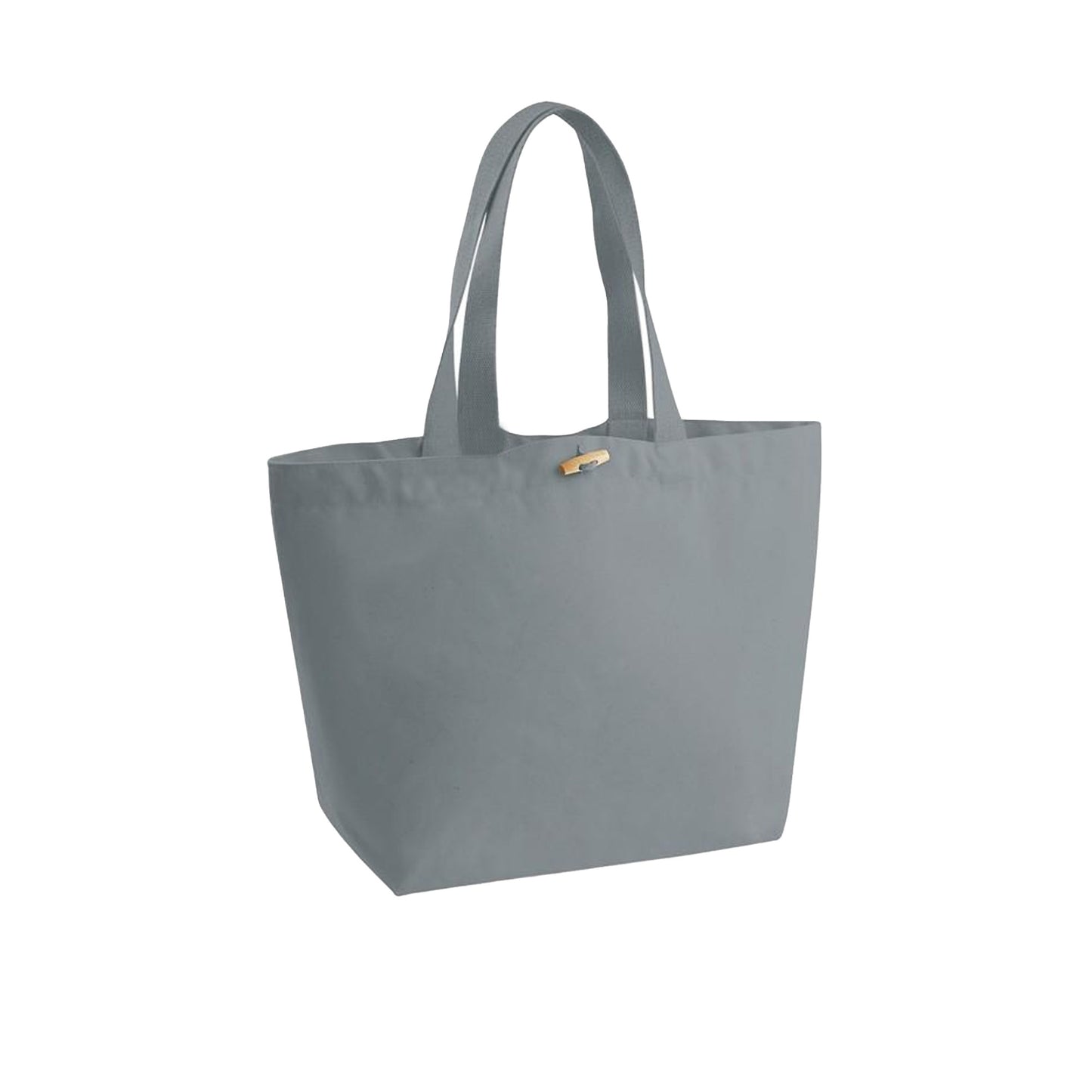 Grey - Front - Westford Mill EarthAware Organic Cotton Tote Bag