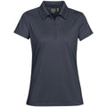 Navy - Front - Stormtech Womens-Ladies Eclipse Pique Polo Shirt