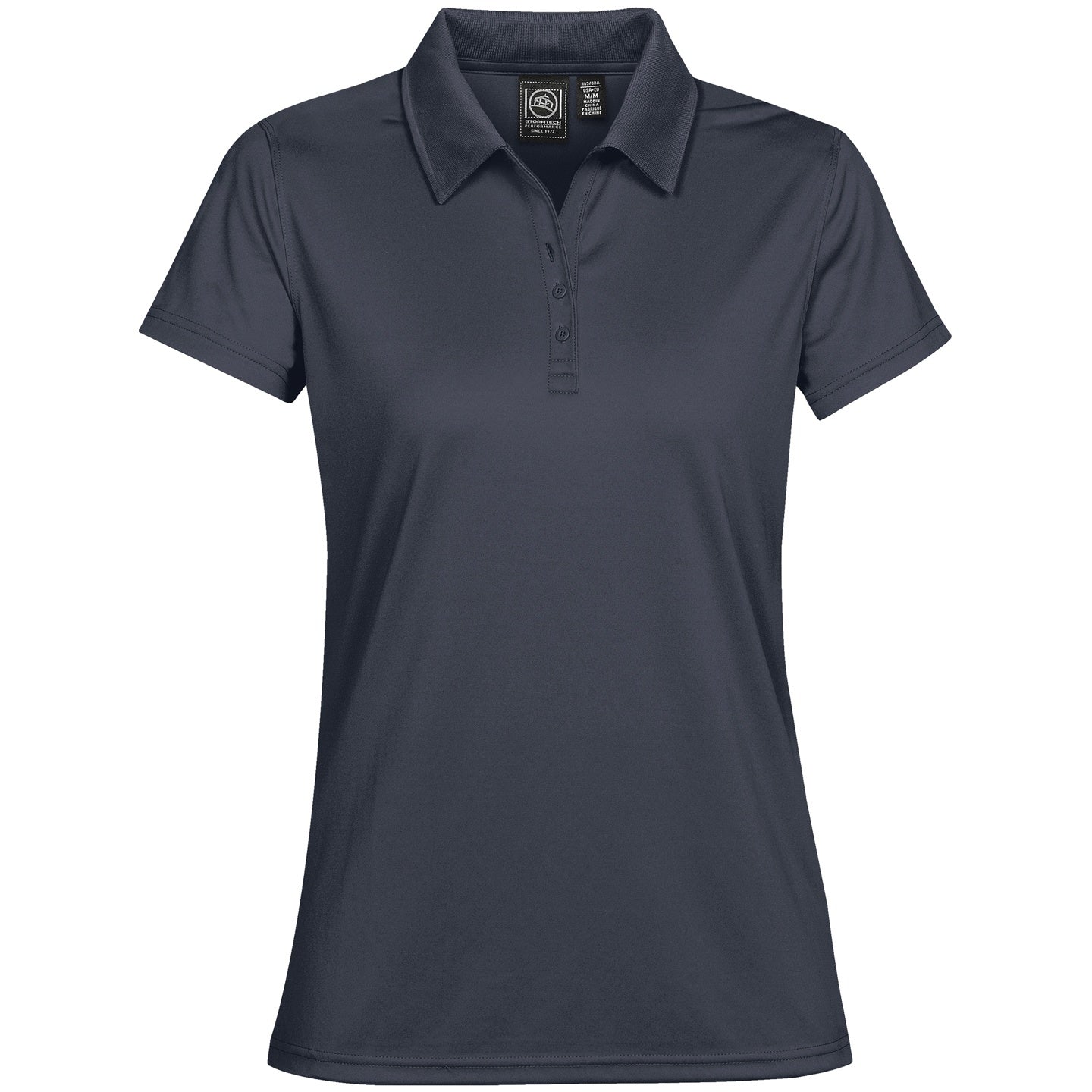 Navy - Front - Stormtech Womens-Ladies Eclipse Pique Polo Shirt