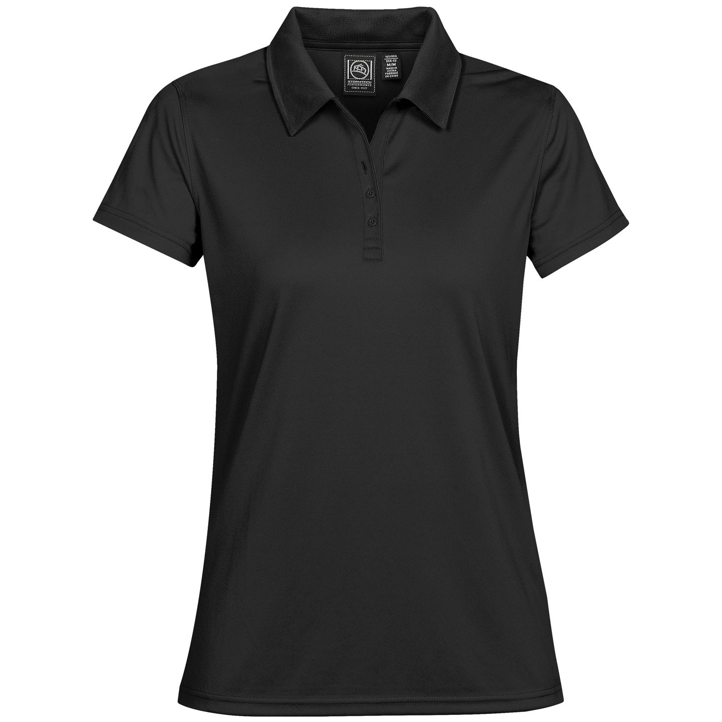 Black - Front - Stormtech Womens-Ladies Eclipse Pique Polo Shirt