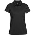 Black - Front - Stormtech Womens-Ladies Eclipse Pique Polo Shirt