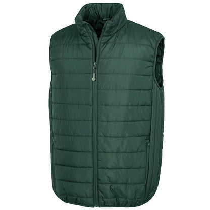 Bottle Green - Front - Result Mens Promo Body Warmer