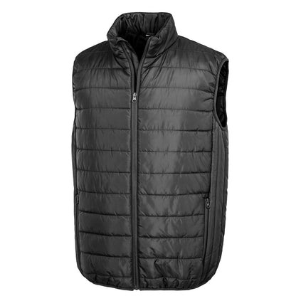 Black - Front - Result Mens Promo Body Warmer