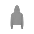 Heather Grey - Back - TriDri Womens-Ladies Half Zip Hoodie