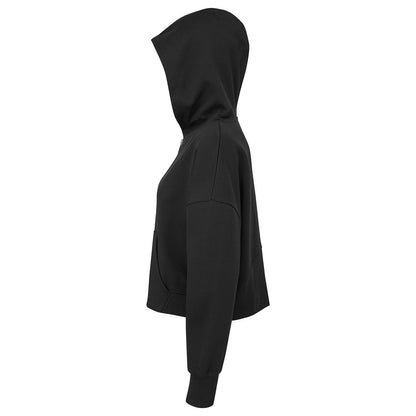 Black - Side - TriDri Womens-Ladies Half Zip Hoodie