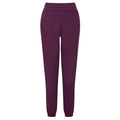 Mulberry - Front - TriDri Womens-Ladies Classic Jogging Bottoms