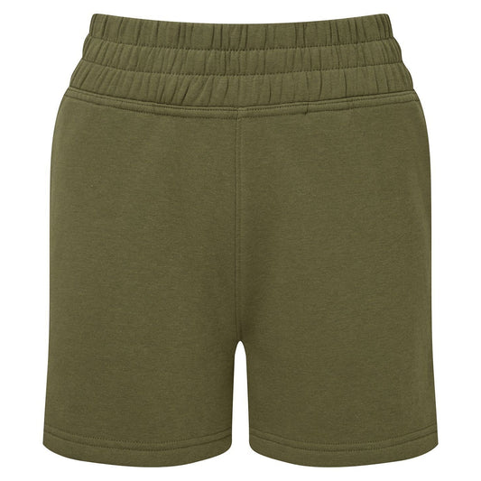 Olive - Front - TriDri Womens-Ladies Shorts