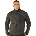 Black - Back - Stanley Mens Brady Knitted Fleece Jacket