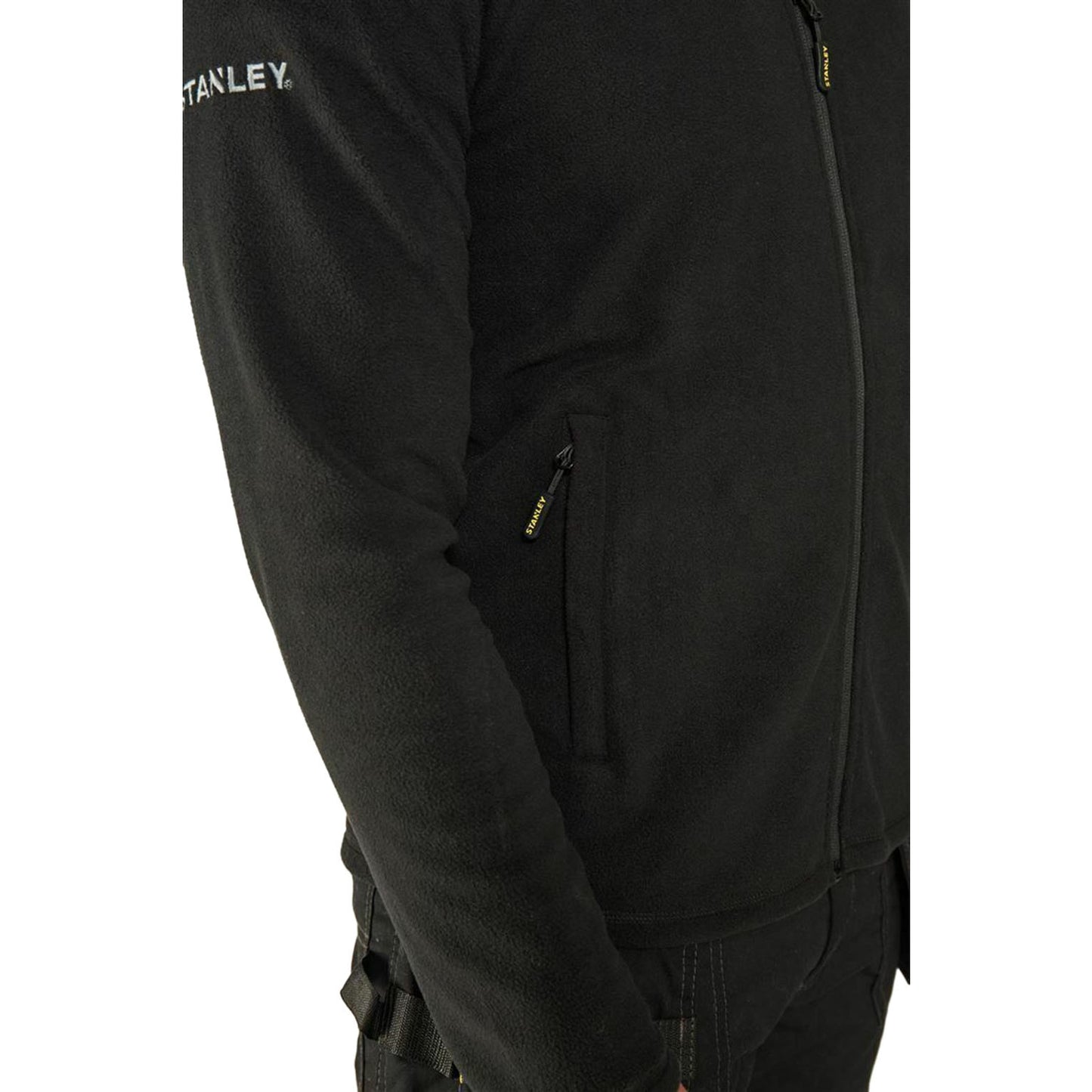 Black - Lifestyle - Stanley Mens Dixon Microfleece Jacket