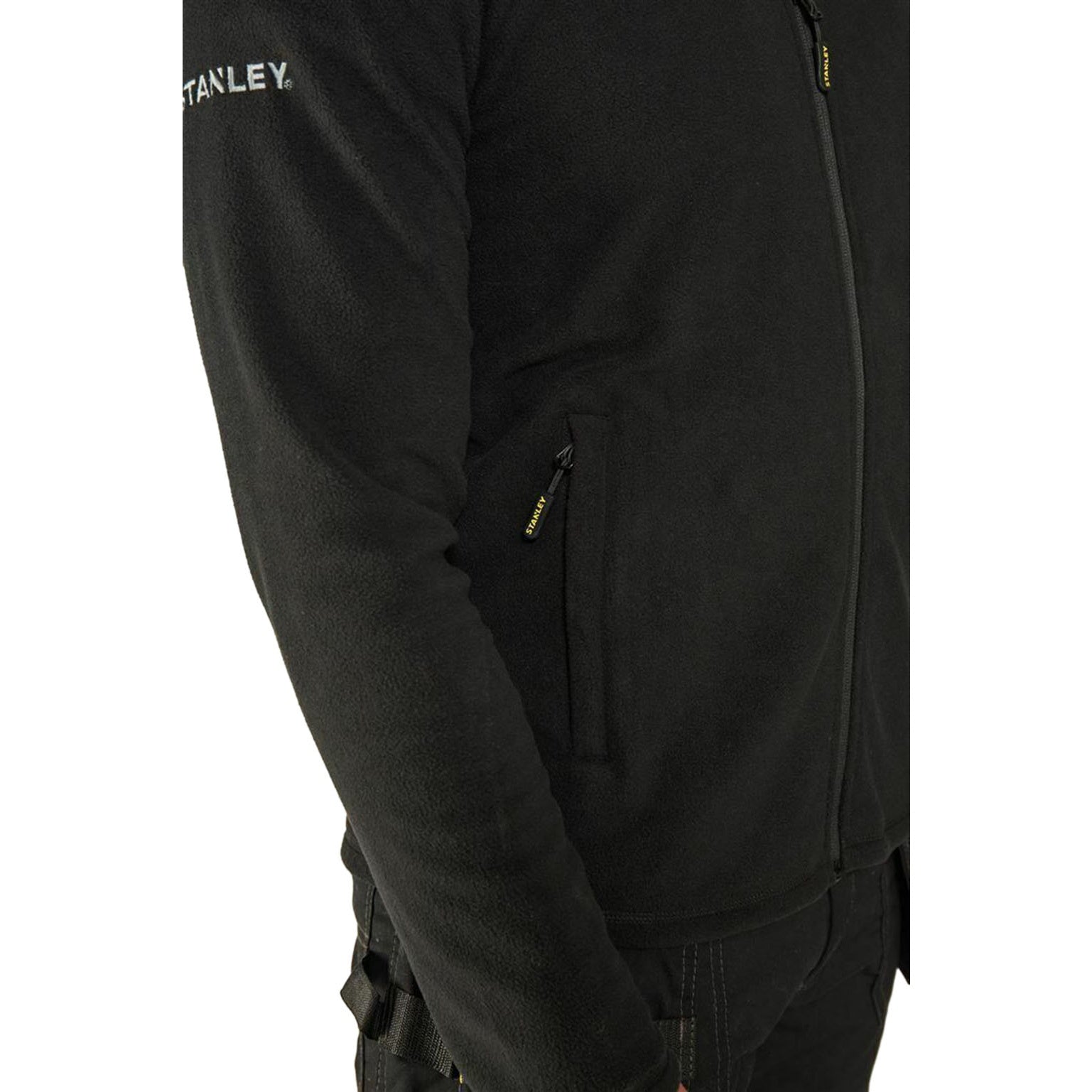 Black - Lifestyle - Stanley Mens Dixon Microfleece Jacket