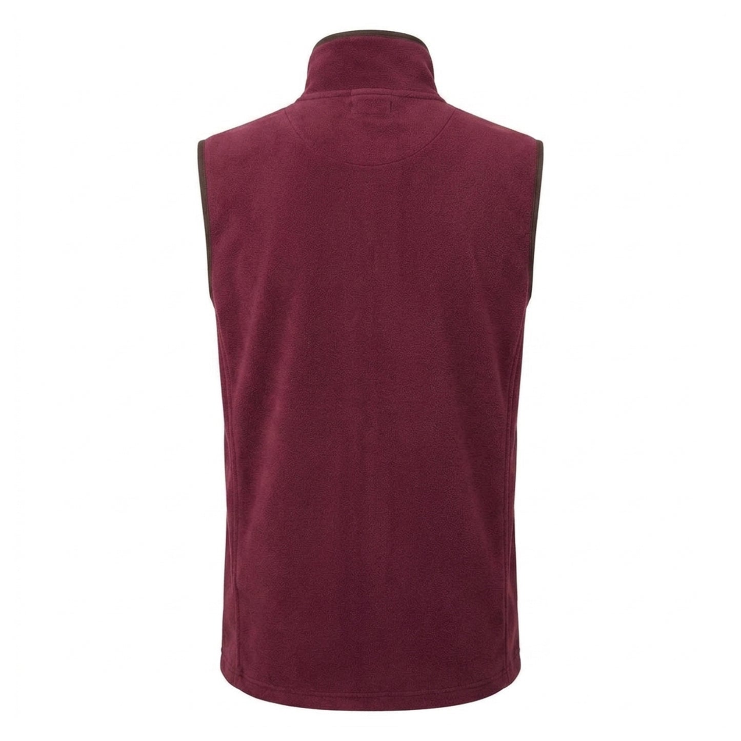 Burgundy-Brown - Back - Premier Mens Artisan Fleece Gilet