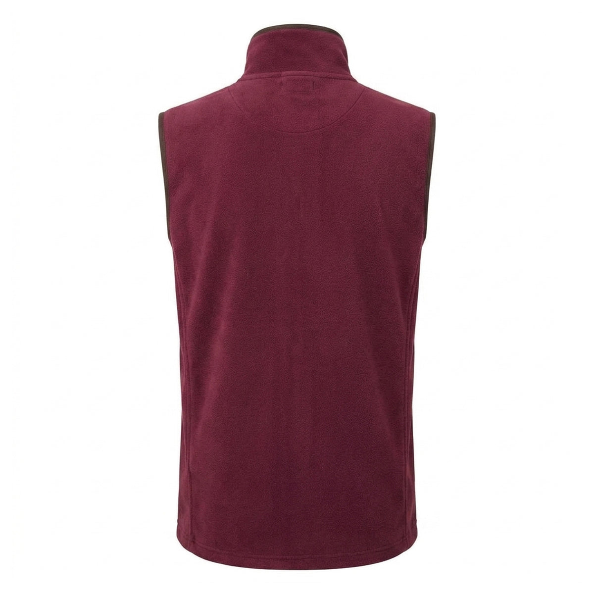 Burgundy-Brown - Back - Premier Mens Artisan Fleece Gilet