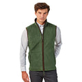 Moss Green-Brown - Front - Premier Mens Artisan Fleece Gilet