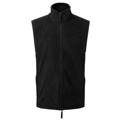 Black - Front - Premier Mens Artisan Fleece Gilet