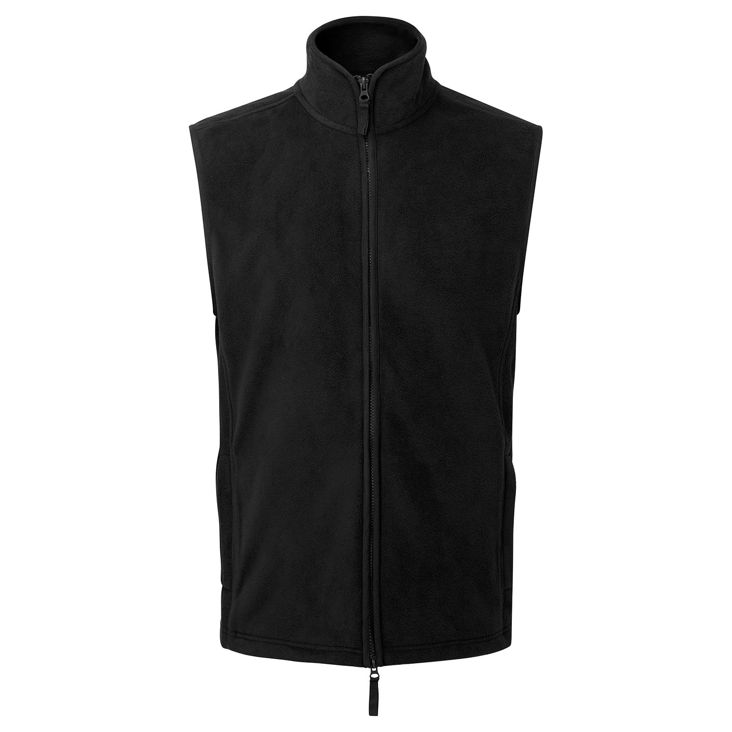 Black - Front - Premier Mens Artisan Fleece Gilet