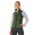 Moss Green-Brown - Back - Premier Womens-Ladies Artisan Fleece Gilet