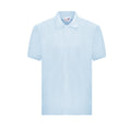 Sky Blue - Front - Awdis Childrens-Kids Academy Polo Shirt