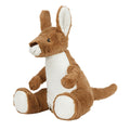 Brown-White - Lifestyle - Mumbles Zippie Kangaroo Plush Toy