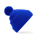 Bright Royal Blue - Front - Beechfield Childrens-Kids Original Pom Pom Beanie