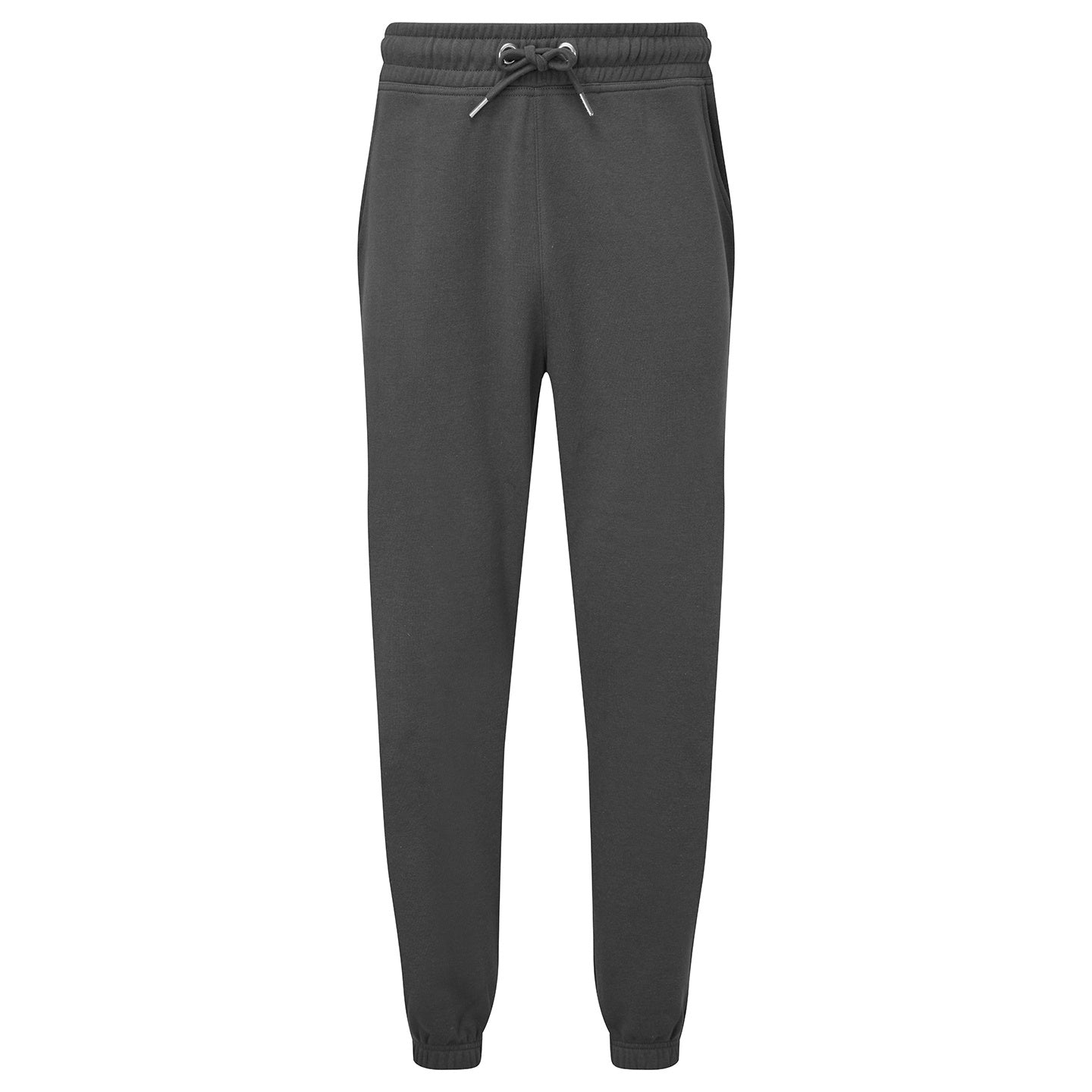 Charcoal - Front - TriDri Mens Classic Jogging Bottoms