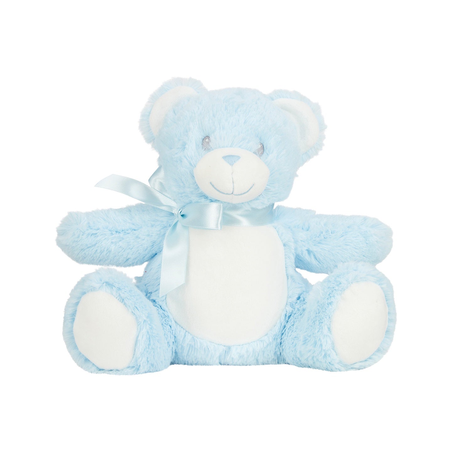 Blue - Front - Mumbles Printme Mini Teddy Bear