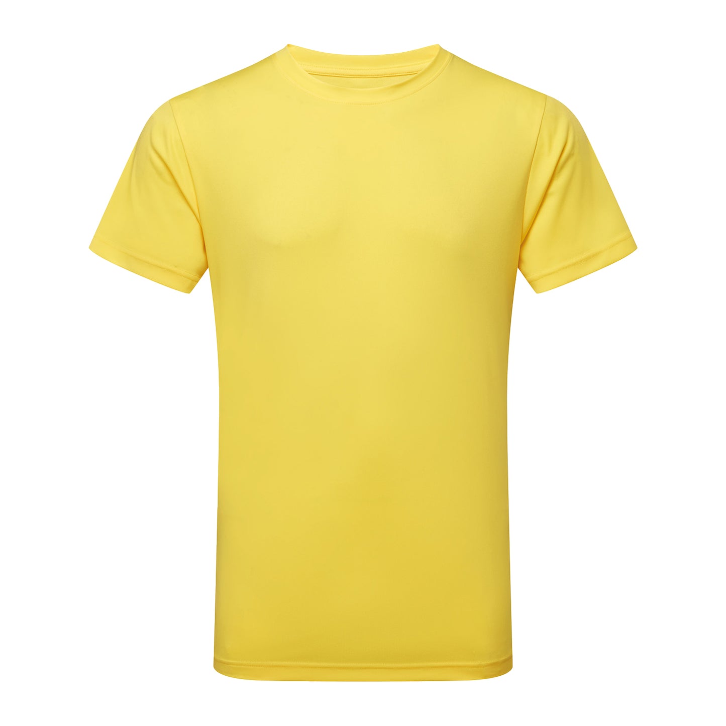 Bright Yellow - Front - TriDri Mens Performance T-Shirt