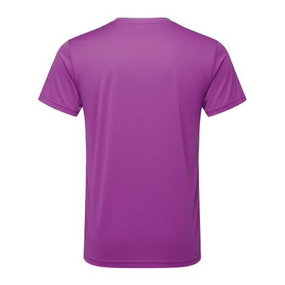 Magenta - Back - TriDri Mens Performance T-Shirt