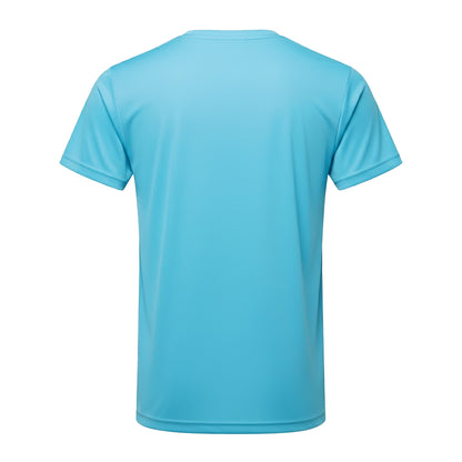 Turquoise - Back - TriDri Mens Performance T-Shirt