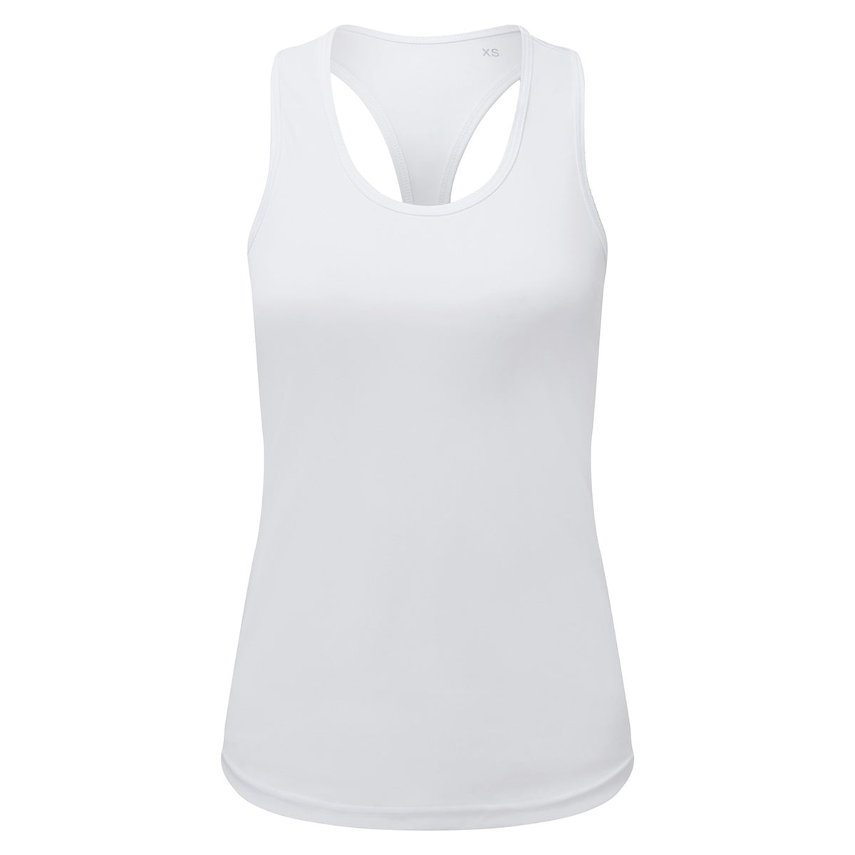 White - Front - TriDri Womens-Ladies Performance Recycled Vest