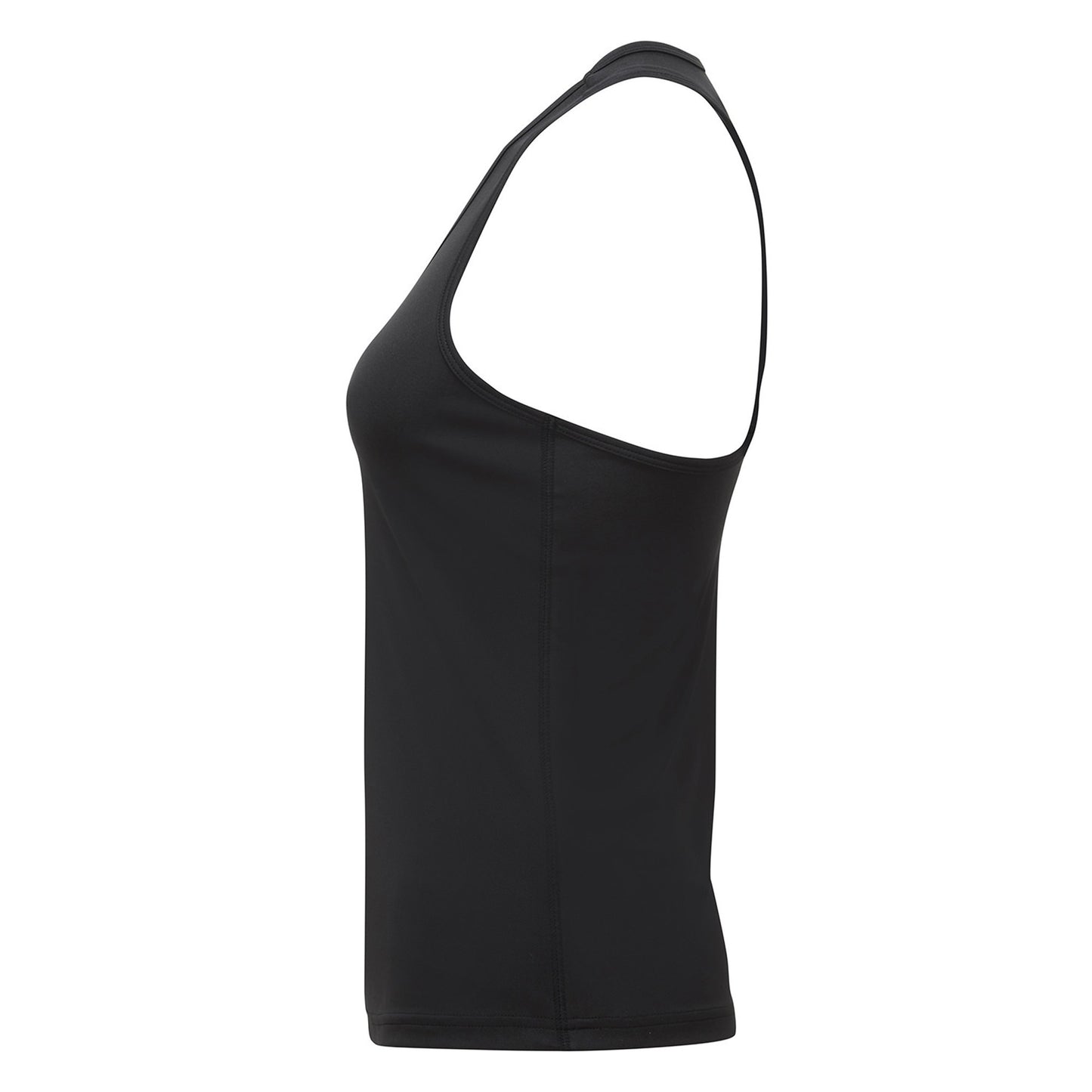 Black - Side - TriDri Womens-Ladies Performance Recycled Vest
