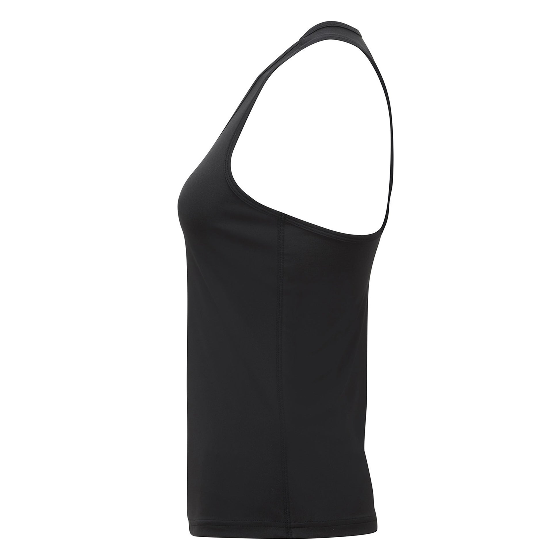 Black - Side - TriDri Womens-Ladies Performance Recycled Vest