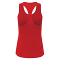 Fire Red - Back - TriDri Womens-Ladies Performance Recycled Vest