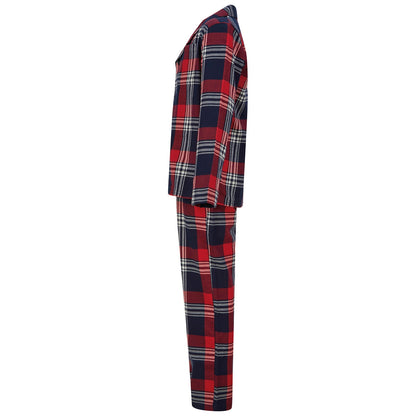 Red-Navy - Lifestyle - SF Minni Childrens-Kids Tartan Pyjama Set