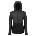 Black - Front - TriDri Womens-Ladies Insulated Soft Shell Jacket