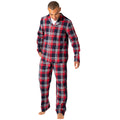 Red-Navy - Lifestyle - SF Mens Tartan Pyjama Set