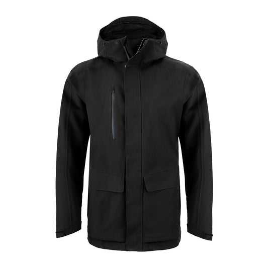 Black - Front - Craghoppers Mens Expert Kiwi Pro Stretch 3 in 1 Waterproof Jacket
