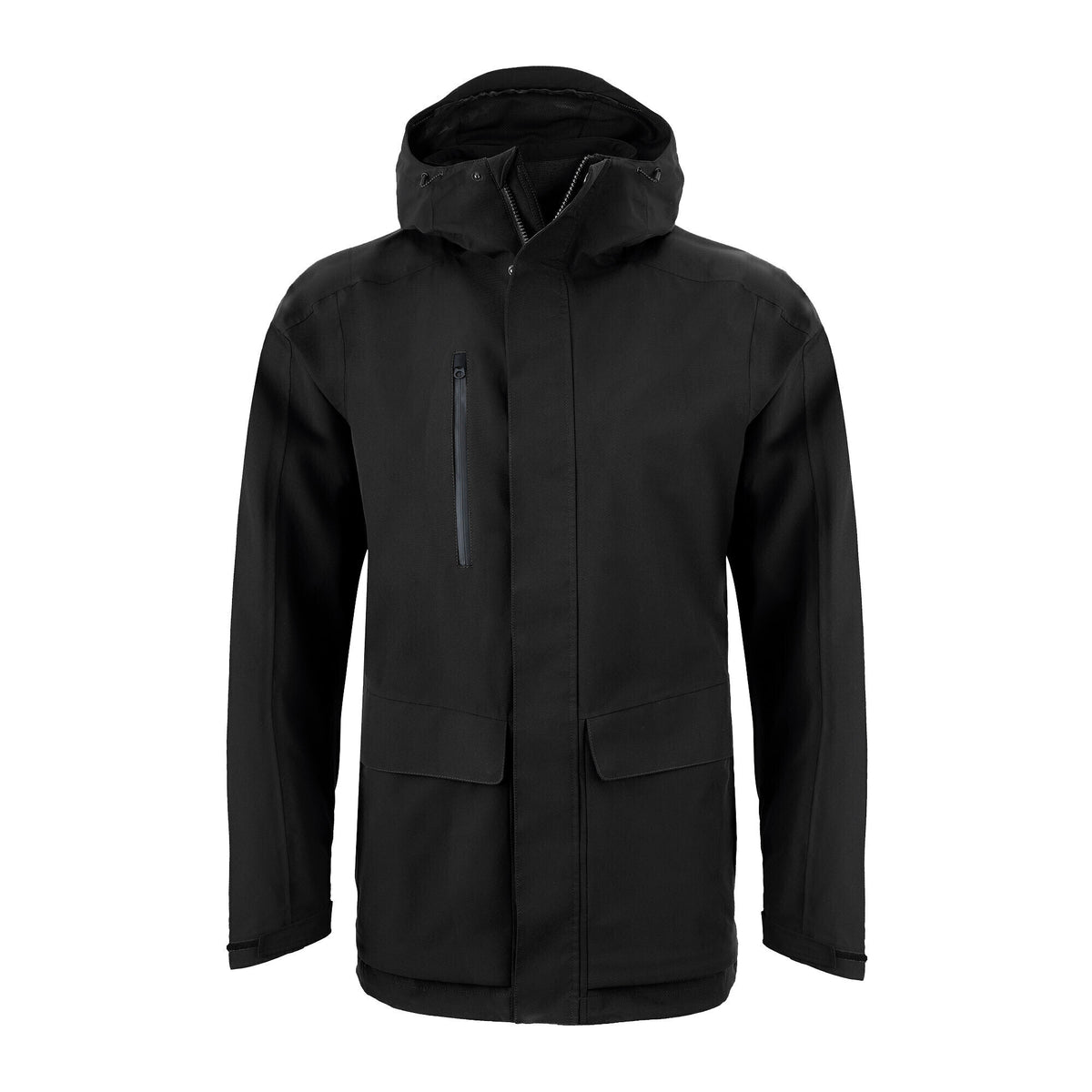 Black - Front - Craghoppers Mens Expert Kiwi Pro Stretch 3 in 1 Waterproof Jacket