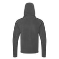 Charcoal - Back - TriDri Mens Microfleece Hoodie