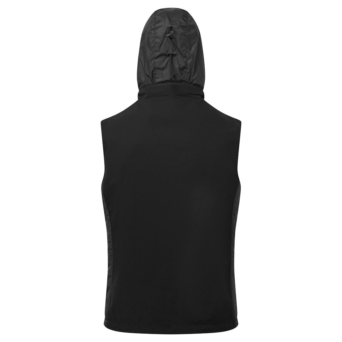 Black - Back - TriDri Mens Hybrid Gilet
