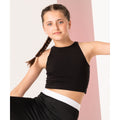 Black - Lifestyle - SF Minni Girls Crop Top