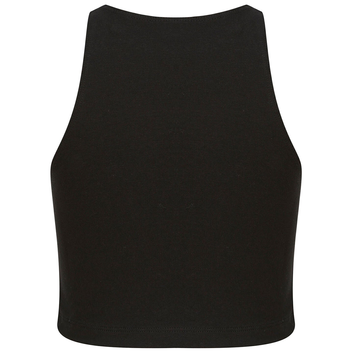 Black - Pack Shot - SF Minni Girls Crop Top