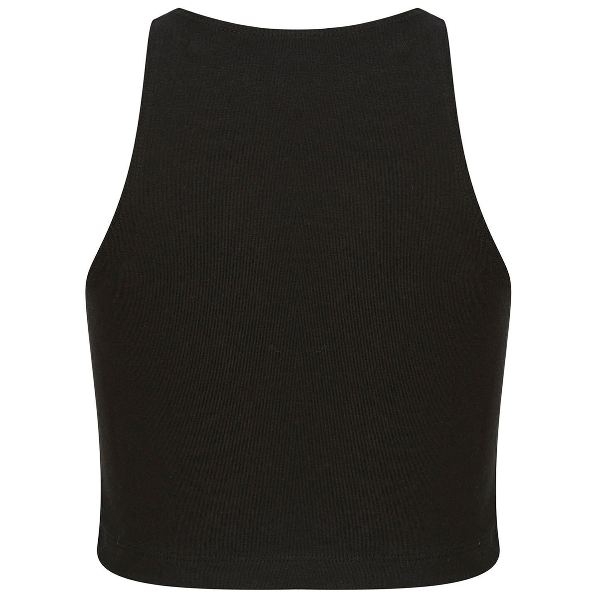 Black - Pack Shot - SF Minni Girls Crop Top