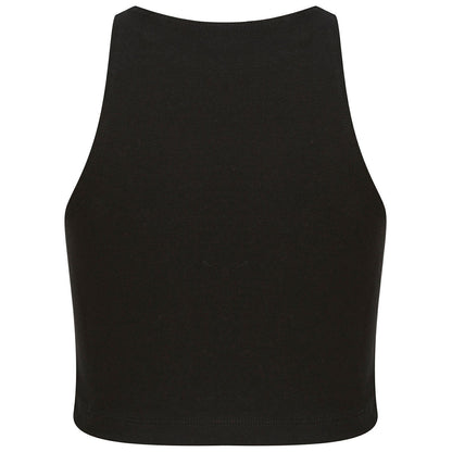 Black - Pack Shot - SF Minni Girls Crop Top