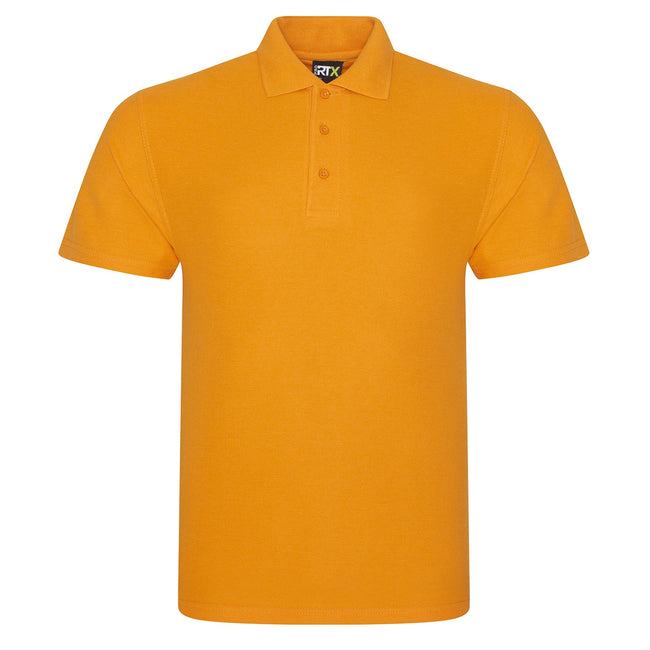 Orange - Front - PRO RTX Mens Pro Polo Shirt