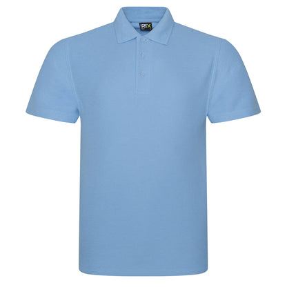 Sky Blue - Front - PRO RTX Mens Pro Polo Shirt