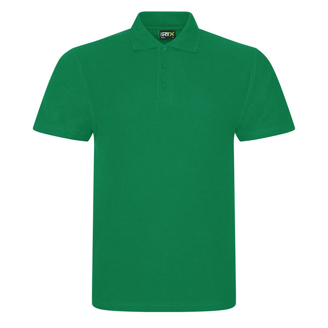 Bottle Green - Front - PRO RTX Mens Pro Polo Shirt