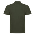 Khaki - Back - PRO RTX Mens Pro Polo Shirt